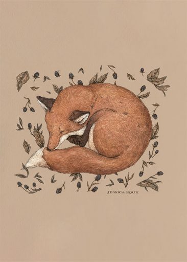 Sleeping Fox luonut Jessica Roux
