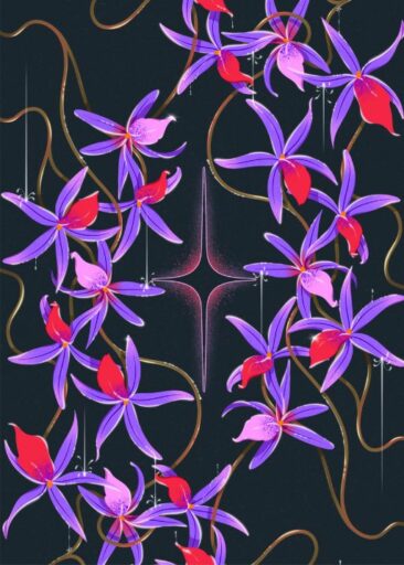 Flowers front cover luonut Laurie-Anne Poquet