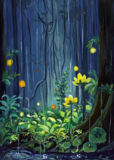 Deep forest bloom luonut Zoe Art Garden